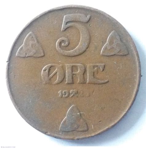 Ore Haakon Vii Norway Coin