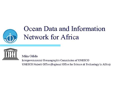 Ocean Data And Information Network For Africa Mika