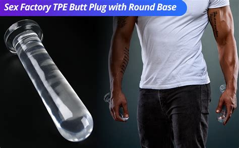 Amazon Tpe Anal Plug Buttplugs Prostate Massager G Spot Dildo With Strong Suction Cup Anus
