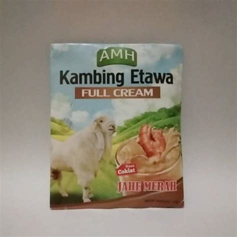 Jual Amh Susu Kambing Etawa Full Cream Rasa Coklat Dengan Jahe Merah