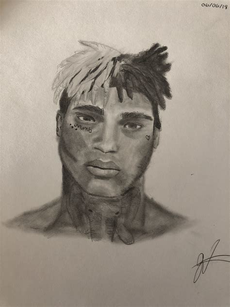 Artstation Pencil Drawing Of Xxxtentacion Nbkomputer