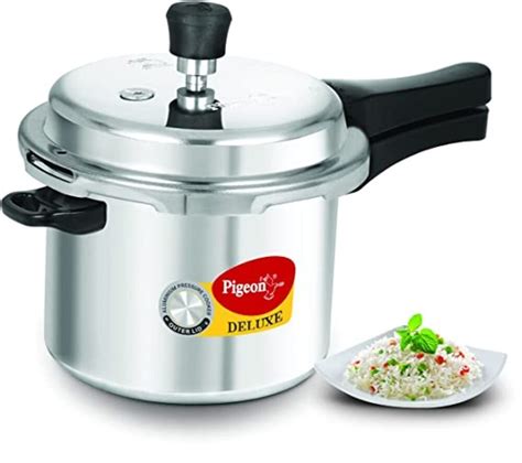 Pigeon Deluxe 3L Aluminum Pressure Cooker At Rs 775 Gondia ID