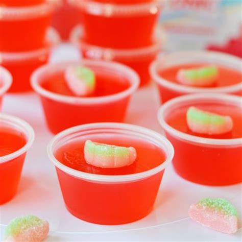 Watermelon Gelatin Shots