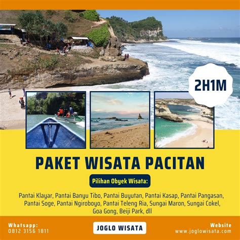 Paket Wisata Pacitan 2 Hari 1 Malam Joglo Wisata