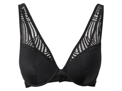 ESMARA Lingerie Dámská krajková push up podprsenka