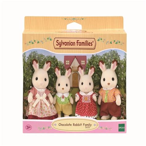 Familia Conejo Chocolate Sylvanian Families