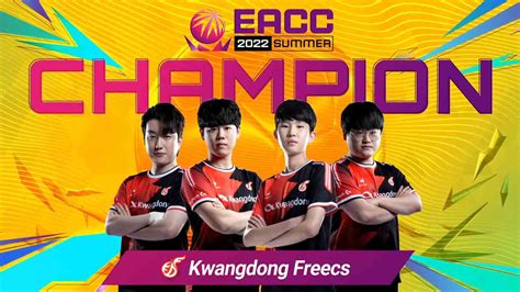 Kwangdong Freecs Crowned Champions At EACC Summer 2022 ONE Esports