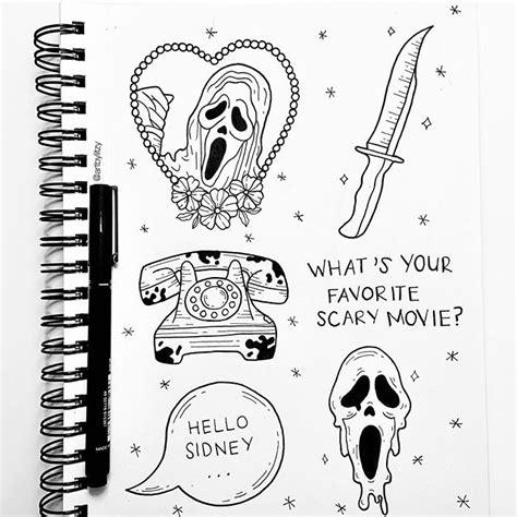 Ghostface Flash Sheet By Artbylitzy Movie Tattoos Horror Tattoo