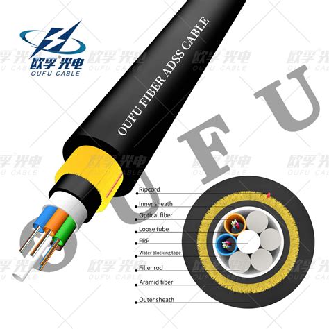 ADSS 24 Core Double Jacket Outdoor Fiber Optic Cable