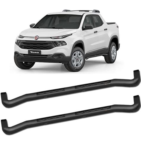 Estribos Keko K1 Acero Fiat Toro Cromado ProtecCar