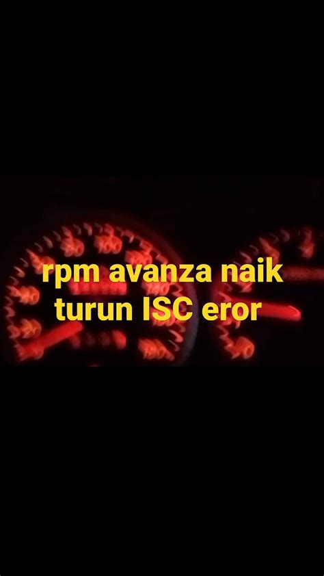 Avanza Xenia Rpm Idling Naik Turun Isc Eror Youtube