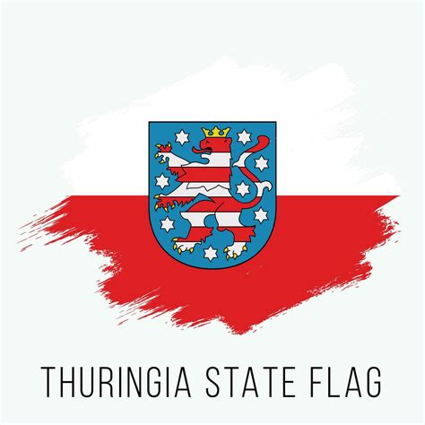 Germany State Thuringia Vector Flag Design Template 25557308 Vector Art at Vecteezy