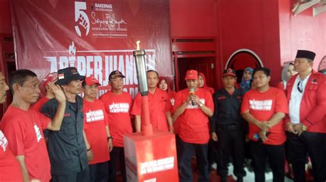 H Junaedi Obor Api Simbol Semangat Perjuangan Para Kader Meraih