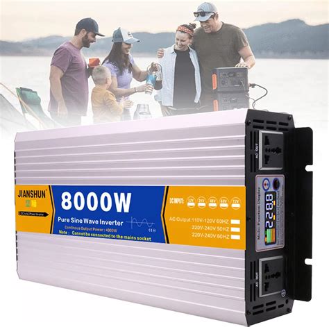 Pure Sine Wave Power Inverter 3000w 4000w 5000w 6000w 8000w Car Adapter