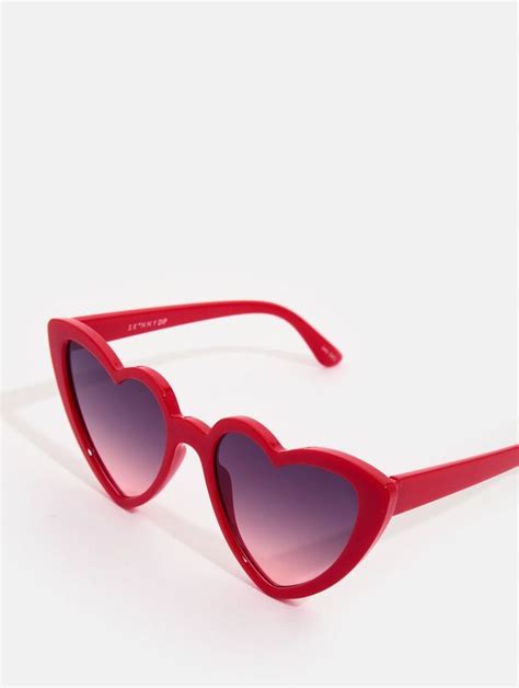 Red Heart Sunglasses | Heart sunglasses, Heart shaped sunglasses, Heart ...