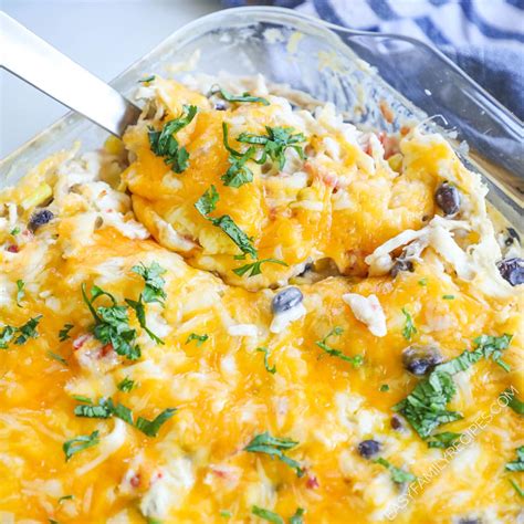 Chicken Burrito Casserole · Easy Family Recipes