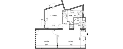 Vente appartement T2 de 42 54 m² neuf Trinité résidence Les Hauts de