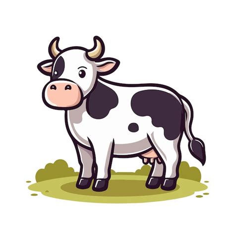 Cow Vector Illustration Ai Generated Image Premium AI Generated Vector