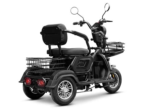 Купить электротрицикл TRION COMPASS 1000W (Черный) в Москве