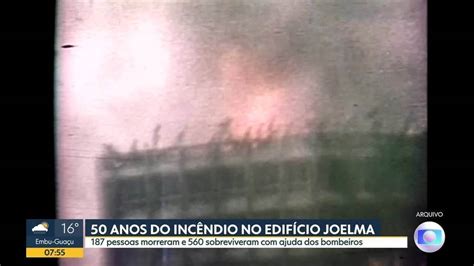 Vídeo 50 anos do incêndio no Edifício Joelma Bom dia SP G1