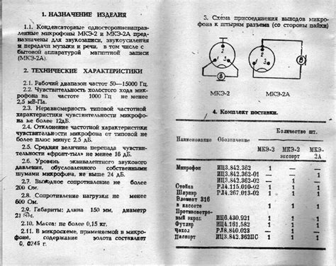 Советские гитары: Форумы / Другое / Паспорт микрофон МКЭ-2