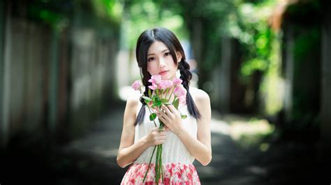 Tải hình nền hot girl cho máy tính Xinh đẹp rạng ngời full HD