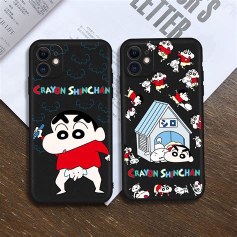 เคสโทรศัพท์มือถือ ซิลิโคน ลายการ์ตูนชินจัง สําหรับ Oppo A15 A3s A53 A5s