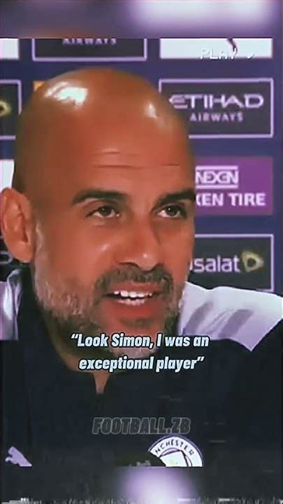 Pep Guardiola Savage Response To A Journalist Youtube