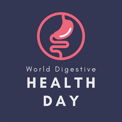 a poster of World Digestive Health Day 23981748 Vector Art at Vecteezy