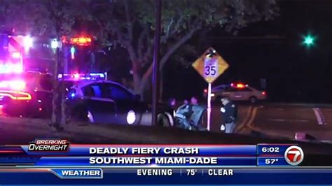 Police Investigate Fatal Crash In Sw Miami Dade Wsvn 7news Miami