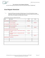 Bsbfia Assessment Task Resource Asset Register Worksheet Docx