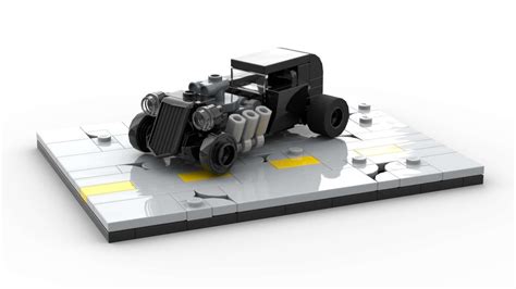 Lego Moc Dark Rat Hot Rod By Barsim Rebrickable Build With Lego