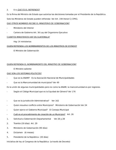 Derecho Adinistrativo 2 En E QUE ES EL REFRENDO Es La Firma Del