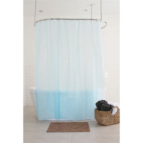 Splash Home Motto Peva Shower Curtain 72 X 70 Powder Blue