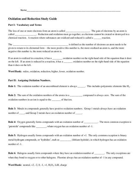 Fillable Online What is Oxidation?Examples, Reactions and Process Fax ...