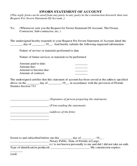 Sworn Statement Sample Form Fill Out And Sign Printable Pdf Template Sexiezpix Web Porn