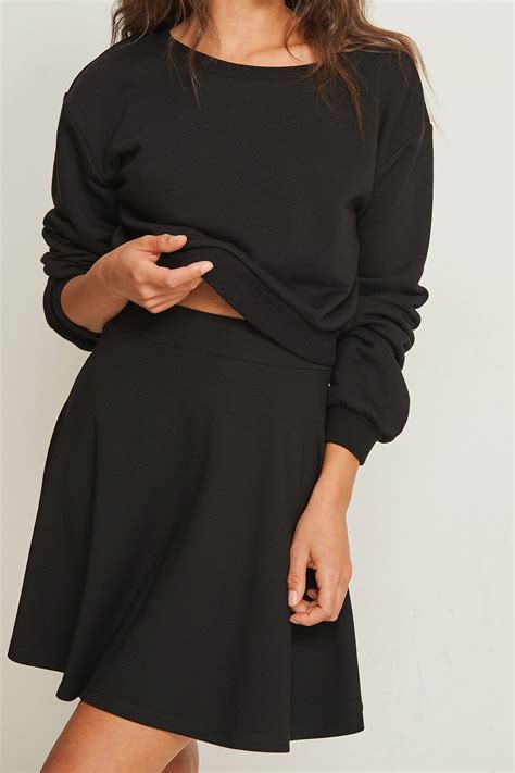 Cropped Sweater Black Na