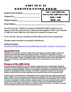 Fillable Online Katyisd Amc Registration Form Katyisd Fax