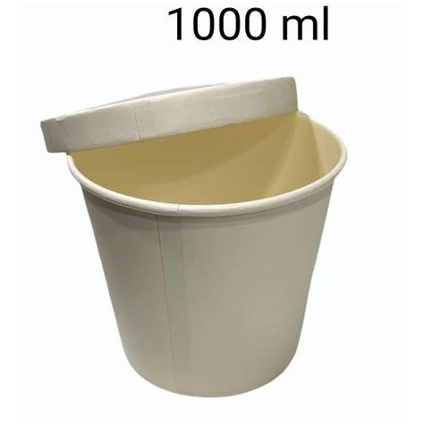 Plain Ml White Paper Container At Rs Piece In Kolkata Id