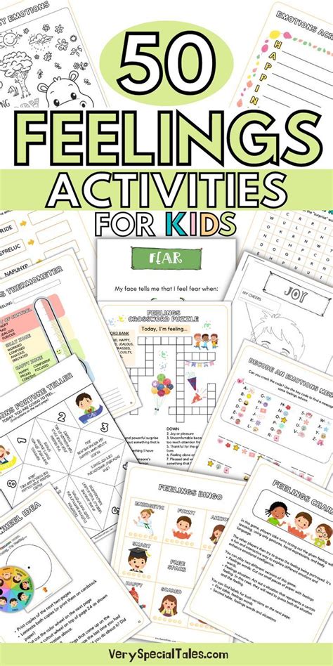 50 Fun Feelings Activities for Kids (Printable) | Feelings activities ...