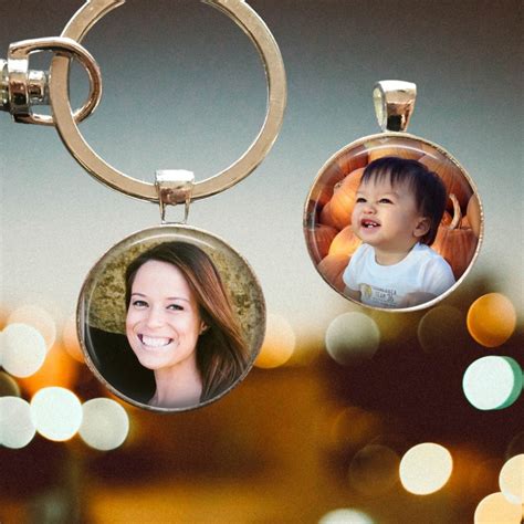 CUSTOMIZED PHOTO 2 Sided Key Chain Picture Key Chain Photo Keyring Custom Accessories Gifts for ...