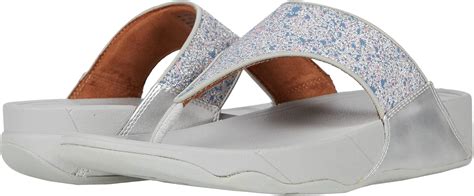 Amazon FitFlop Women S Lulu Glitter Splash Original Fit Toe Post