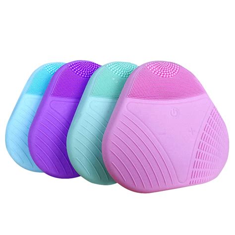 Silicone elétrica Escova de Limpeza Facial Vibration recarregável ultra