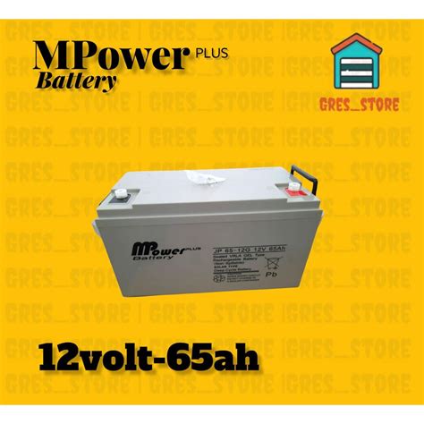 Jual Aki Vrla Baterai Kering Mpower Jp G Ah V V Ah Mpower