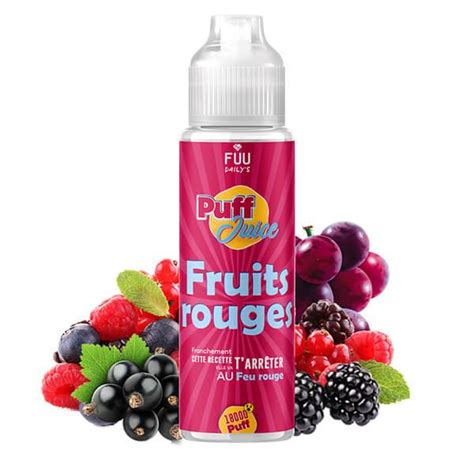 E Liquide Fruits Rouges Puff Juice 50 Ml E Liquide Saveur Fruits