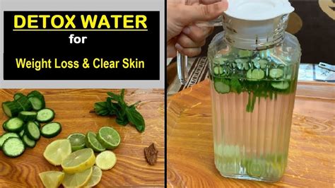 Detox Water For Weight Loss And Clear Skin Ll No Diet No Exercise Eng Sub