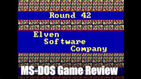 Round 42 1986 Ms Dos Game Review Youtube