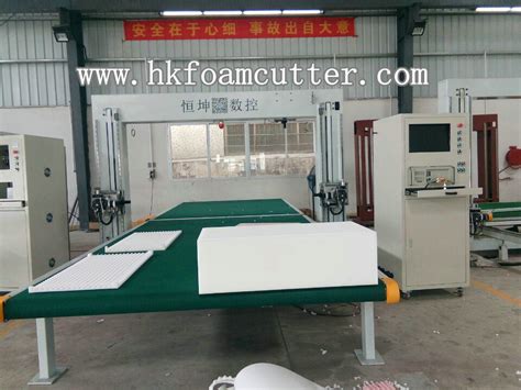 Auto Cnc Double Contour Foam Cutting Machine China Foam Cutting