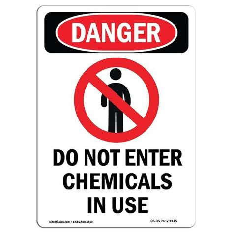 Signmission Safety Sign Osha Danger Height Aluminum Do Not