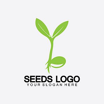 Plants Seed Vector Art PNG, Plant Seed Logo Design, Plant, Vector ...